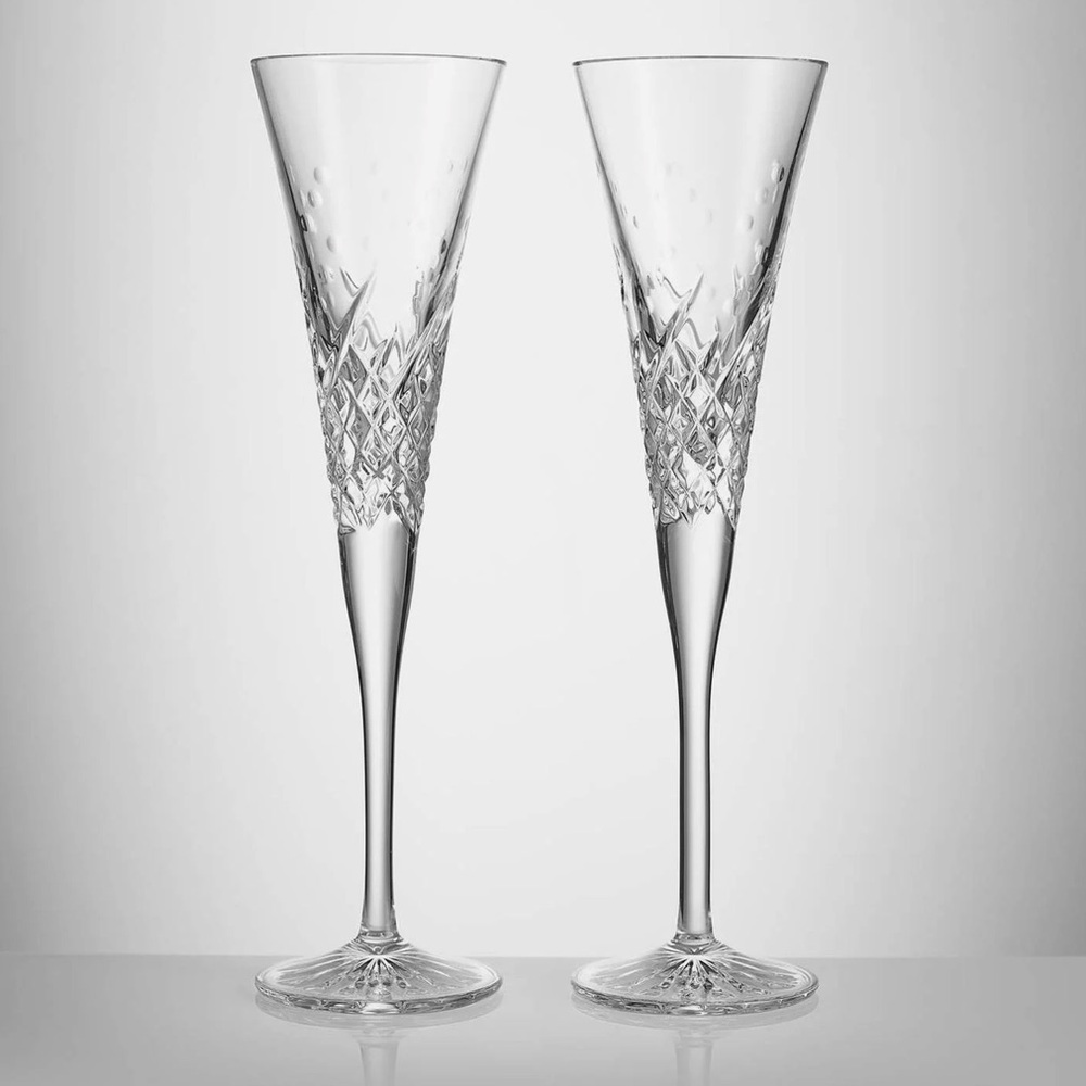 Waterford Crystal Elegant Flute Pair